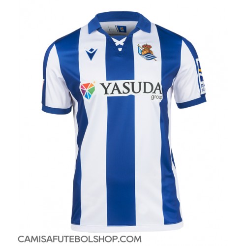 Camisa de time de futebol Real Sociedad Replicas 1º Equipamento 2024-25 Manga Curta